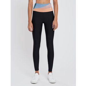 Lanston Sport Bronze Blocked Waistband Leggings‎
